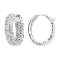 Orecchini Babila Milano Donna Luxury  in Oro bianco Diamante 273211BB